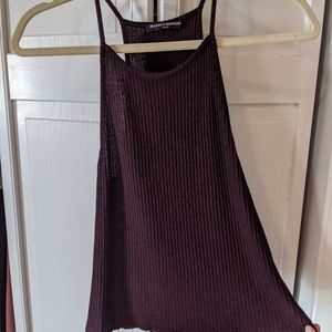 Brandy Melville maroon tank top